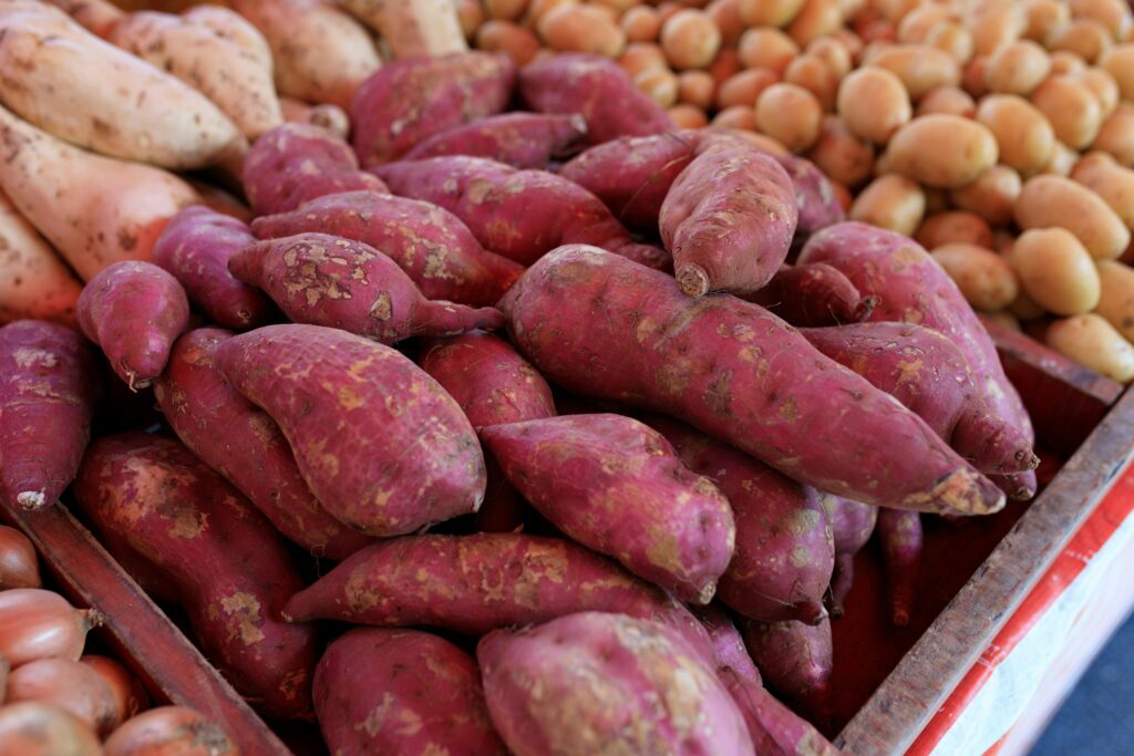 Sweet potatoes are among the best carbs before workout for endurance