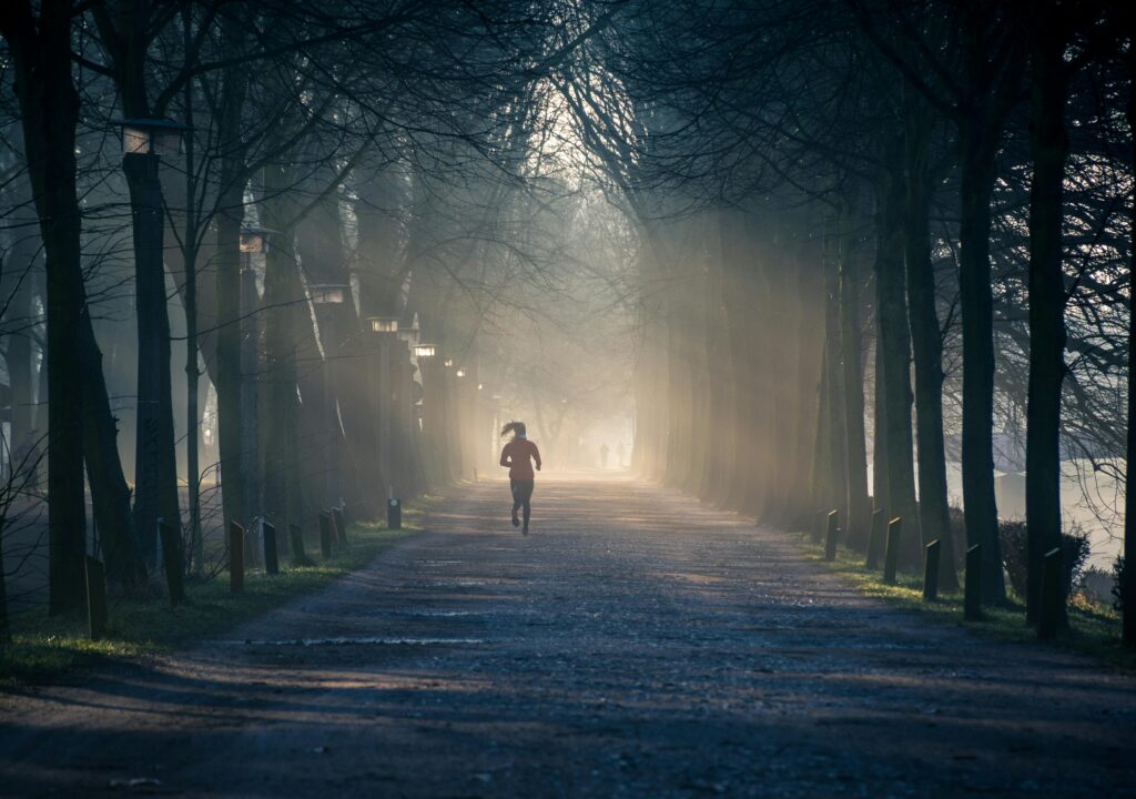 how to calm your mind naturally with running.