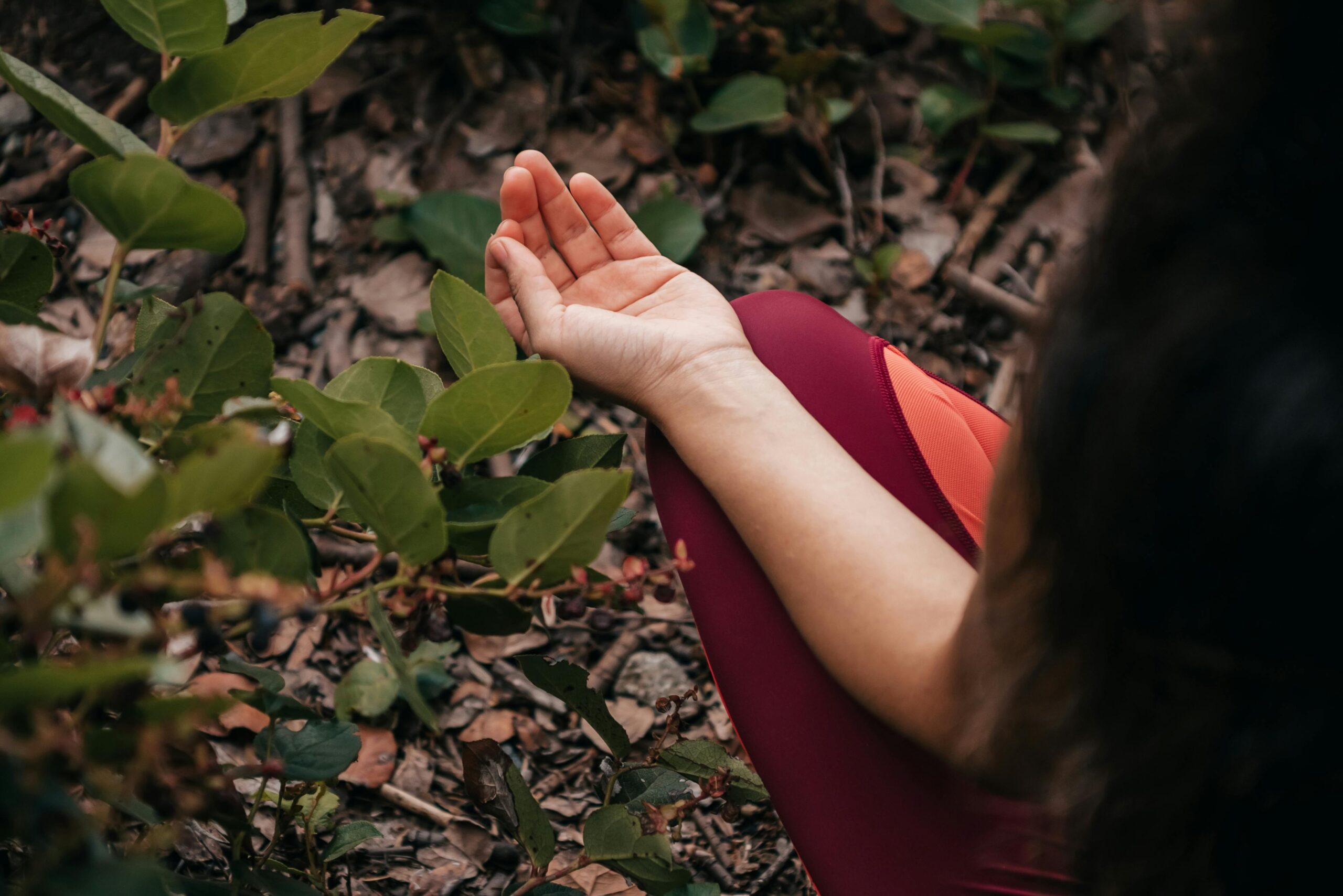 Person meditating peacefully showing meditation benefits for mental health