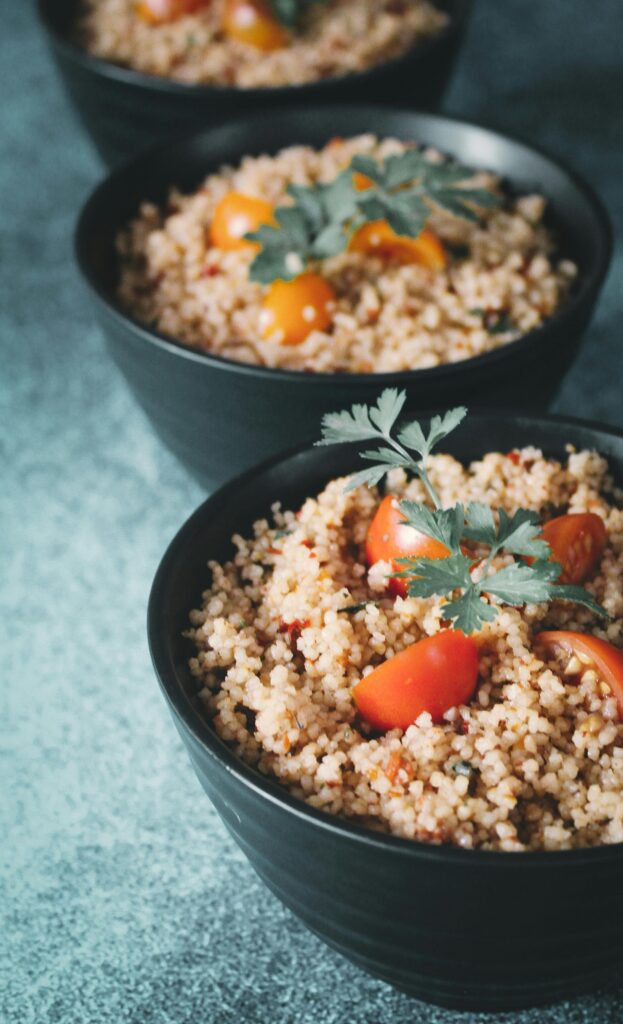 Protein Rich Foods for Vegetarians - Cooked Quinoa Bowl